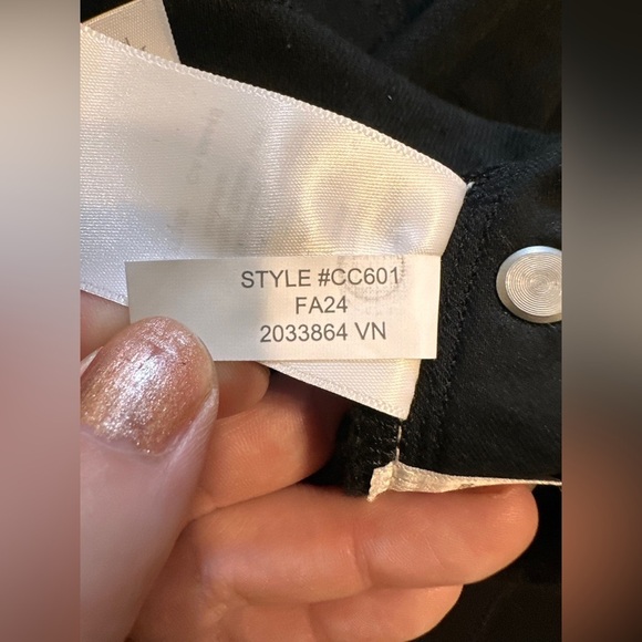 J. Crew Full Length Slim Wide Jeans 1996 Semi Stretch Black Size 32 NWT - Picture 8 of 8